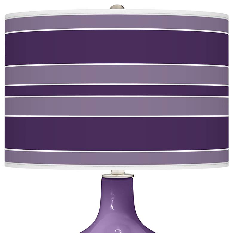 Image 2 Acai Bold Stripe Apothecary Table Lamp more views