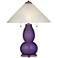 Acai Fulton Table Lamp with Fluted Glass Shade