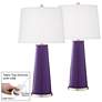 Acai Leo Table Lamp Set of 2 with Dimmers