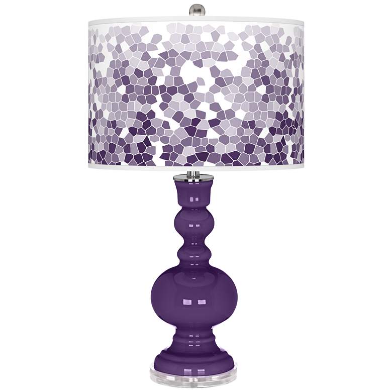 Image 1 Acai Mosaic Giclee Apothecary Table Lamp