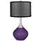 Acai Spencer Table Lamp with Organza Black Shade