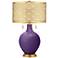 Acai Toby Brass Metal Shade Table Lamp