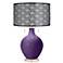 Acai Toby Table Lamp With Black Metal Shade