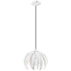 Acanthus 1 Light Antique White Mini Pendant
