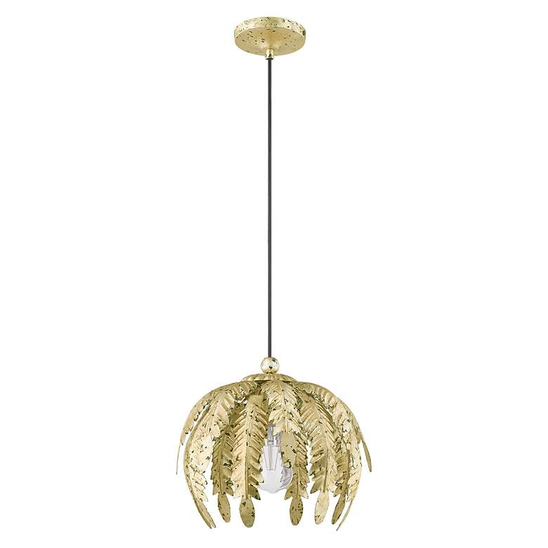 Image 4 Acanthus 1 Light Winter Gold Mini Pendant more views
