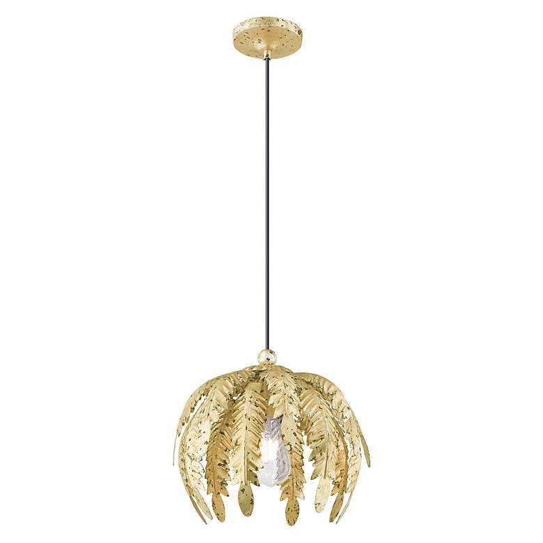 Image 5 Acanthus 1 Light Winter Gold Mini Pendant more views