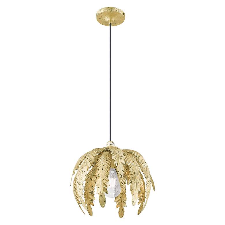 Image 6 Acanthus 1 Light Winter Gold Mini Pendant more views