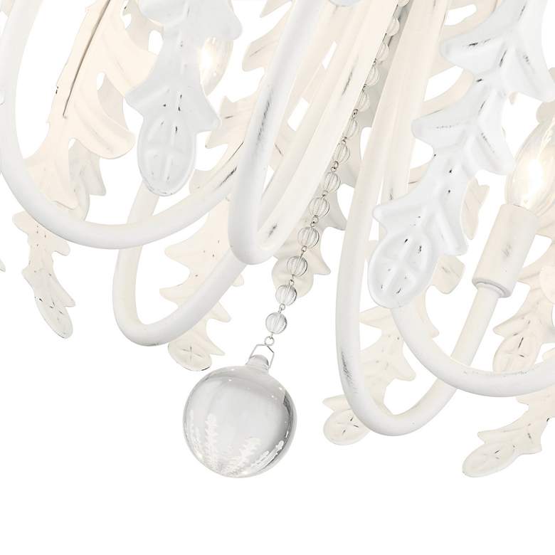Image 7 Acanthus 5 Light Antique White Chandelier more views