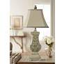 Acanthus Grotto Weathered Cream Sculpted Table Lamp