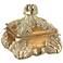 Acanthus Leaf Gold Finish Jewelry Box