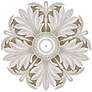 Acanthus Round 36" Wide Repositionable Ceiling Medallion in scene