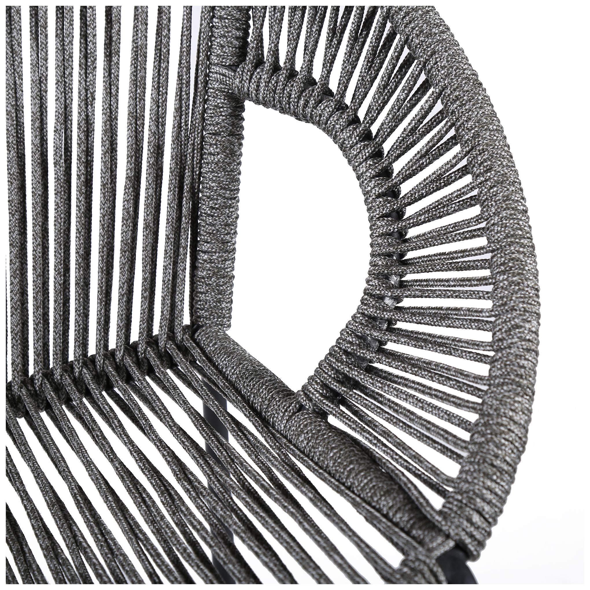 Image 6 Acapulco 26" Black and Gray Outdoor Counter Stool more views