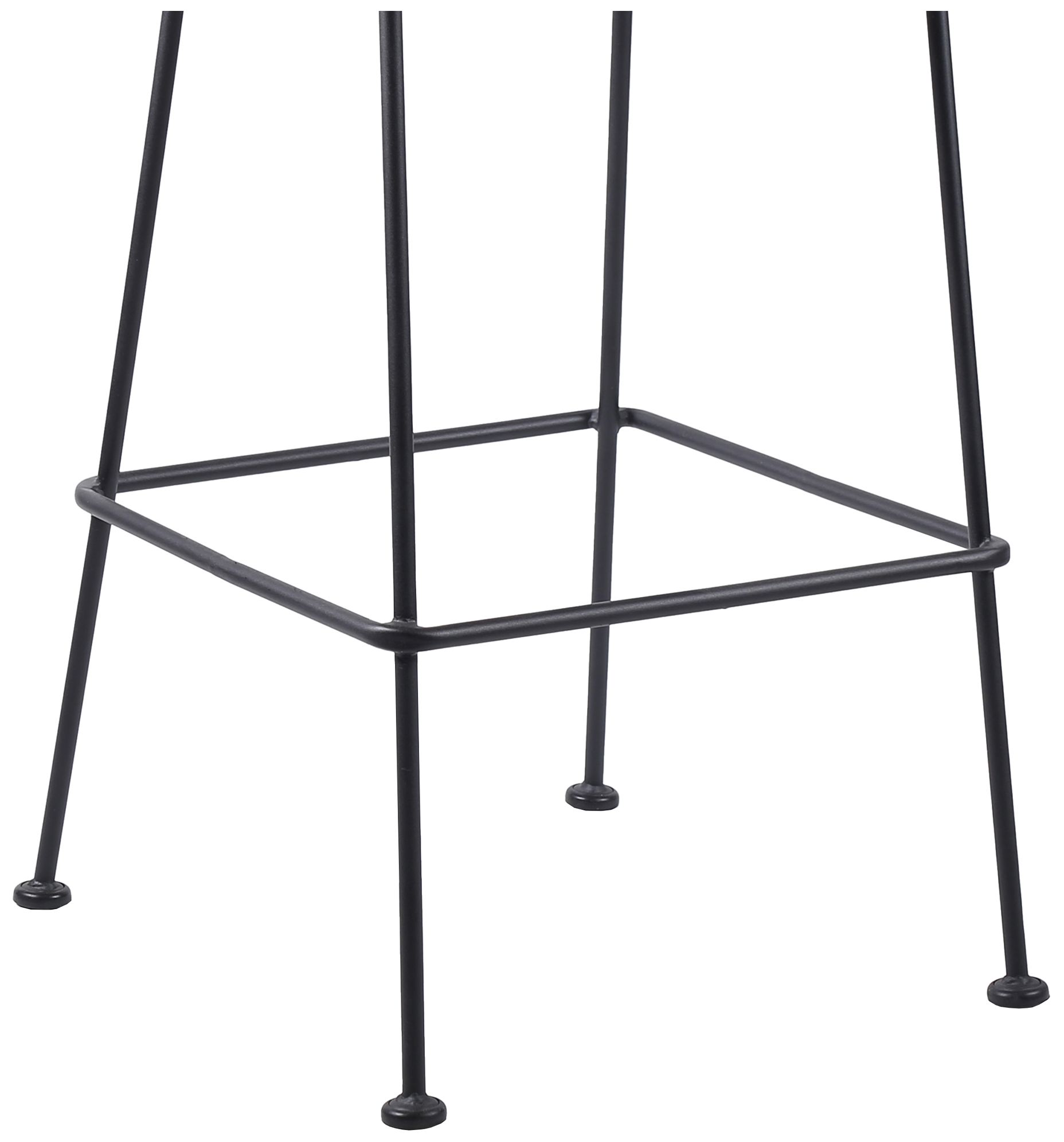 Image 7 Acapulco 26" Black and Gray Outdoor Counter Stool more views