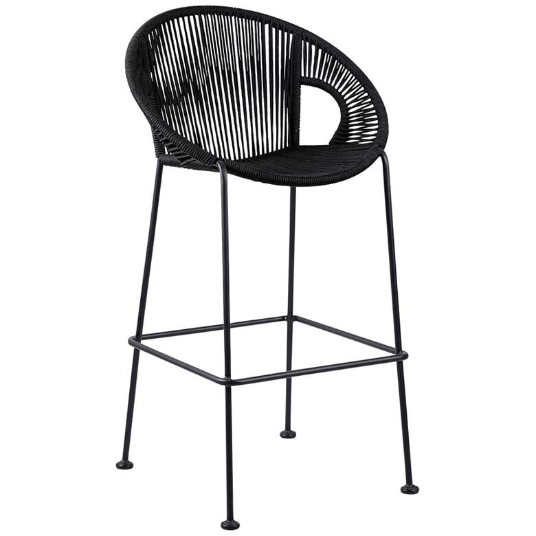 Image 1 Acapulco 26" Black Outdoor Counter Stool