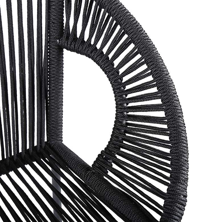 Image 3 Acapulco 26" Black Outdoor Counter Stool more views