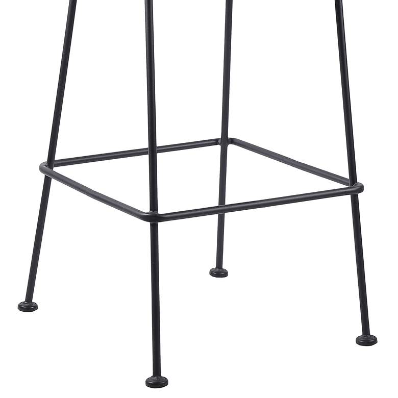 Image 4 Acapulco 26" Black Outdoor Counter Stool more views