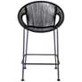 5_Acapulco 30" Black Outdoor Bar Stool more views