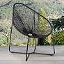 Acapulco Black Rope Outdoor Lounge Chair