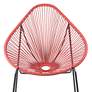 Acapulco Brick Red Rope Outdoor Lounge Chair