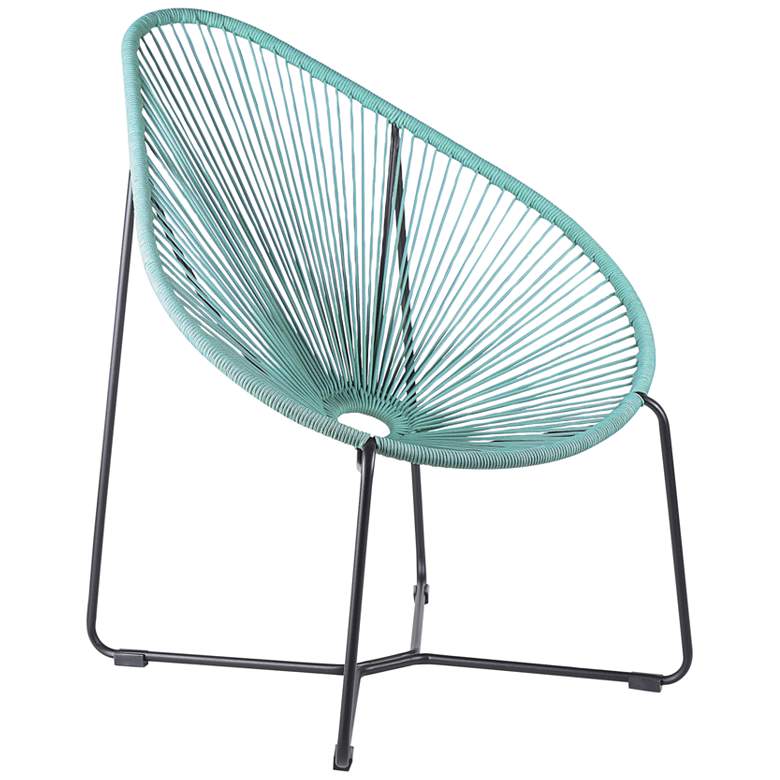 Image 2 Acapulco Wasabi Rope Outdoor Lounge Chair