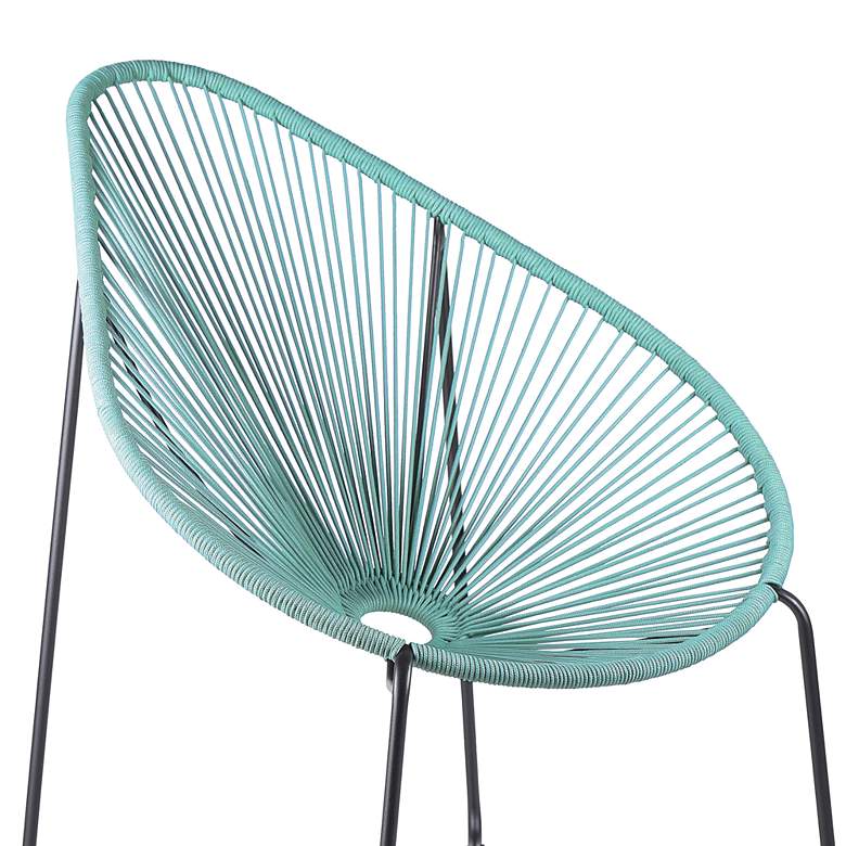 Image 3 Acapulco Wasabi Rope Outdoor Lounge Chair more views