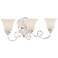 Accents Provence 23 1/4" Wide Distressed White Bath Light