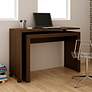 Accentuations 47 1/4" Wide Tobacco Modern Nested Office Desk