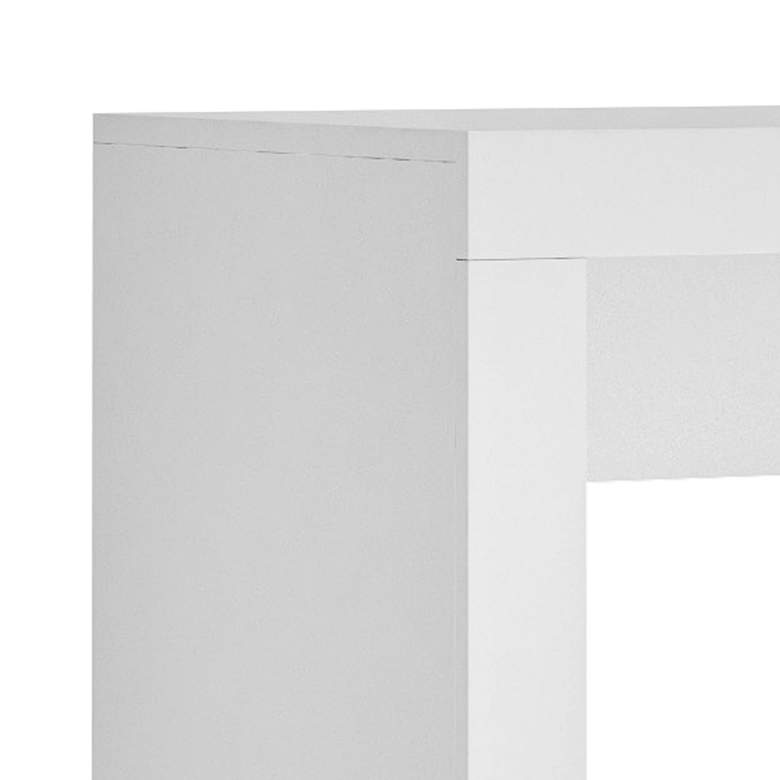 Image 3 Accentuations 47 1/4 inch Wide White Modern Nested Office Desk more views