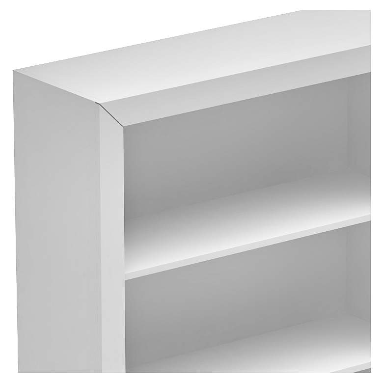 Image 3 Accentuations Olinda 1.0 White 5-Shelf Bookcase more views