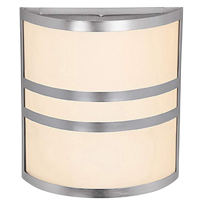 Image 3 Access Artemis 11" HIgh Brushed Steel Opal Glass LED Wall Sconce more views
