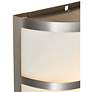 5_Access Artemis 11" HIgh Brushed Steel Opal Glass LED Wall Sconce more views