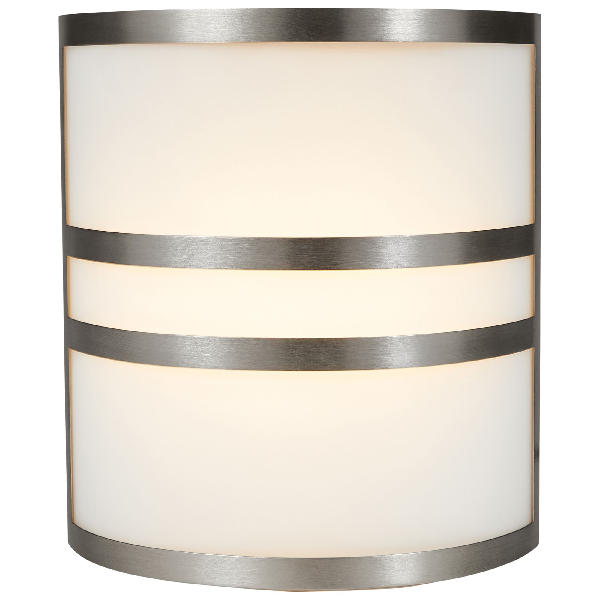 Access Artemis 11" HIgh Brushed Steel Opal Glass LED Wall Sconce