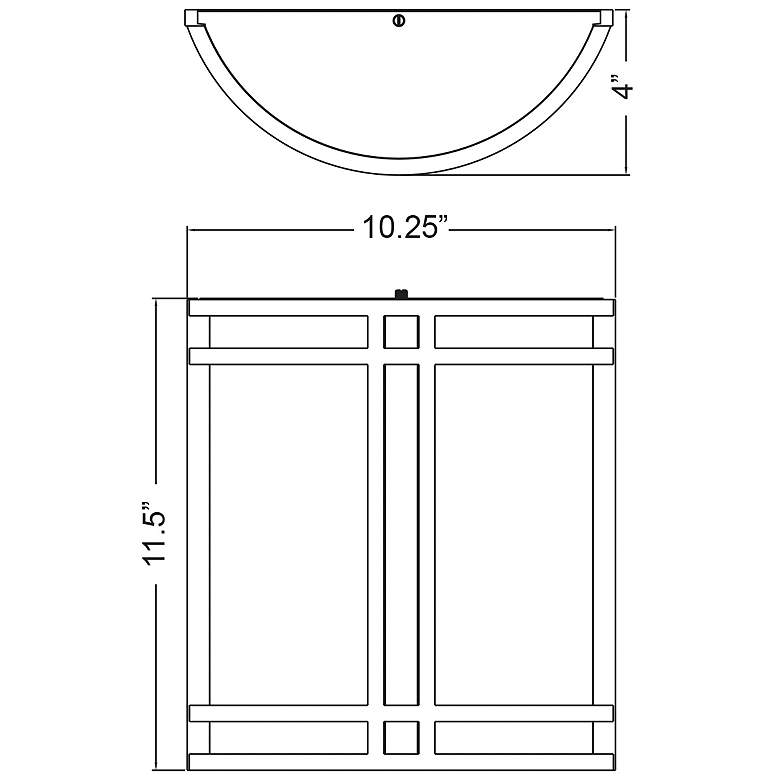 Image 4 Access Artemis Collection 11 1/2" High Outdoor Sconce more views