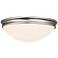 Access Atom 10" Wide Brushed Steel Ceiling Light