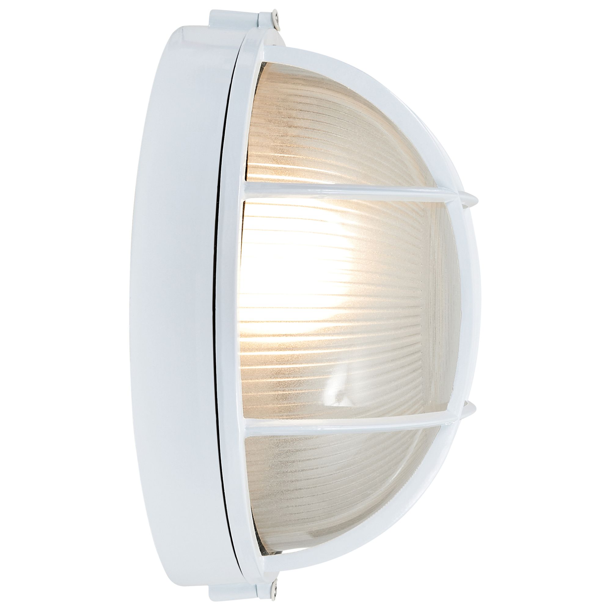 Image 4 Access Bulkhead Collection 10" Wide White Round Outdoor Wall Light more views