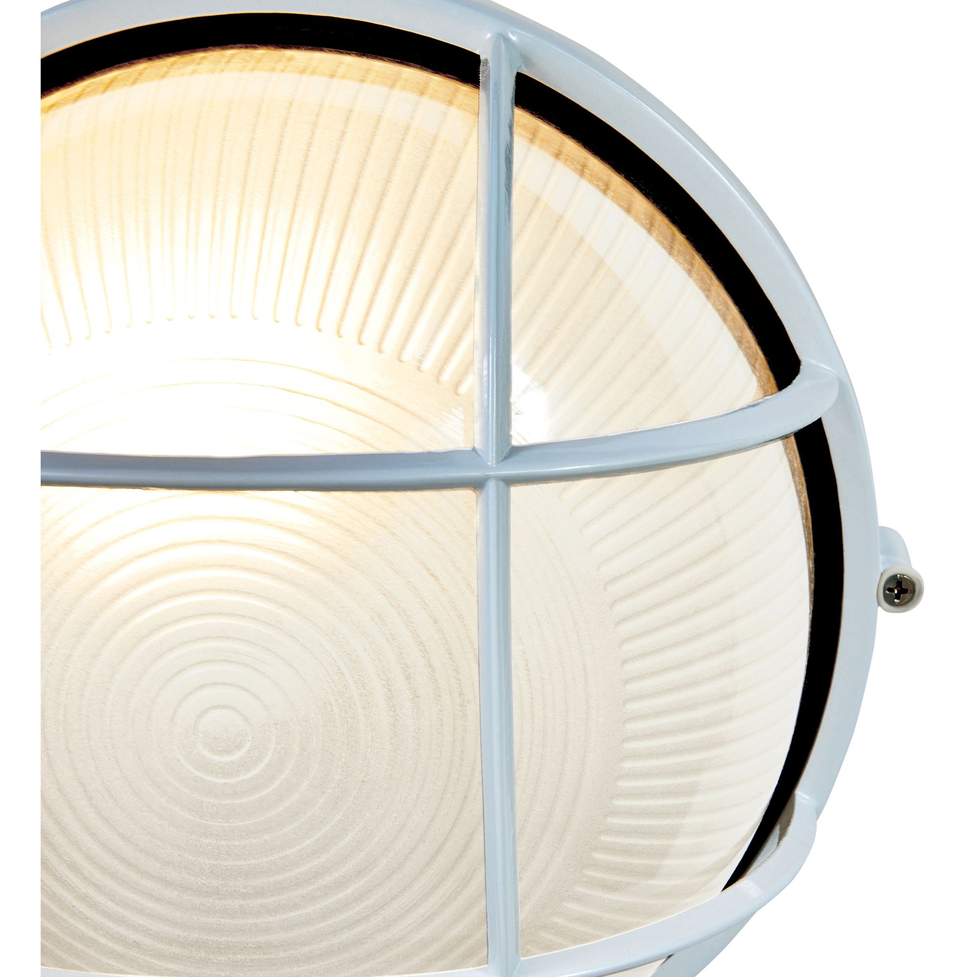 Image 6 Access Bulkhead Collection 10" Wide White Round Outdoor Wall Light more views