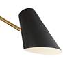 7_Access Eames 7" High Black Antique Brushed Brass LED Wall Light more views