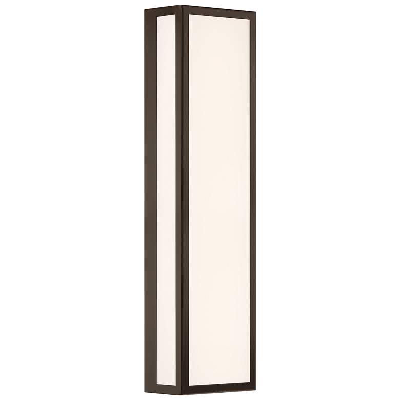 Image 1 Access GEO 26" High Bi-Directional Bronze LED Outdoor Wall Sconce