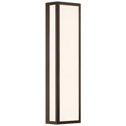 Access GEO 26&quot; High Bi-Directional Bronze LED Outdoor Wall Sconce