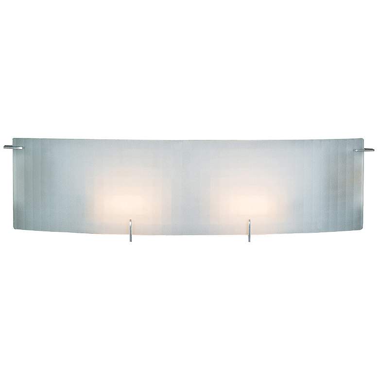 Image 1 Access Lighting 25 1/4 inch Wide Modern Glass Wall Bath Light