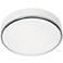 Access Lighting Aero 12 1/2" Chrome and Opal Glass LED Ceiling Light