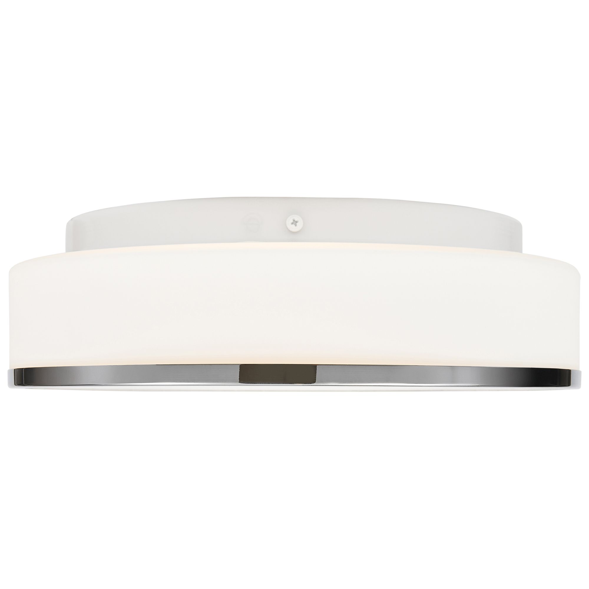 Image 4 Access Lighting Aero 12 1/2" Wide Chrome Round Metal Ceiling Light more views