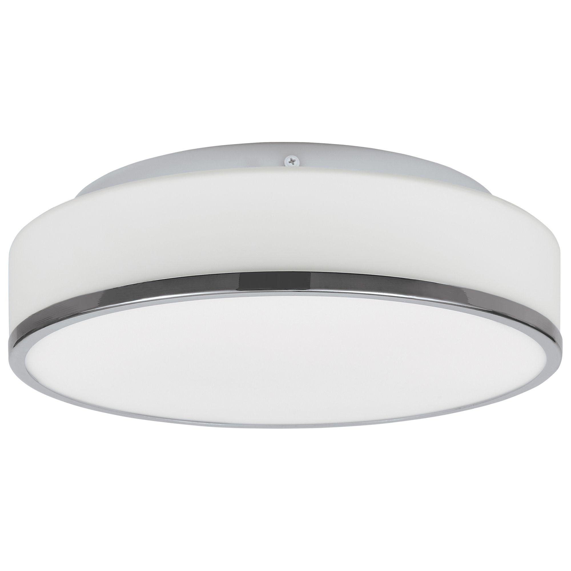 Access Lighting Aero 12 1/2" Wide Chrome Round Metal Ceiling Light