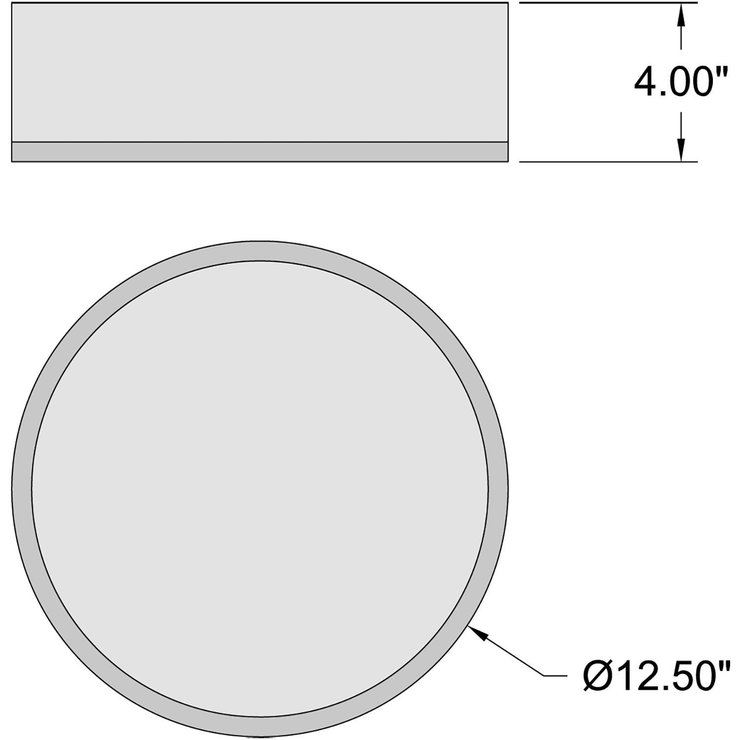 Access Lighting Aero 12 1/2" Wide Chrome Round Metal Ceiling Light