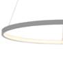 Thumbnail2 of Access Lighting Anello 23.5" Wide Modern Gray Ring LED Pendant more views