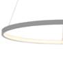 Access Lighting Anello 23.5" Wide Modern Gray Ring LED Pendant