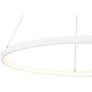 Access Lighting Anello 23.5" Wide Modern Matte White Ring LED Pendant