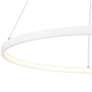 Access Lighting Anello 31.5" Wide Matte White Modern Ring LED Pendant