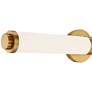 6_Access Lighting Aqua 25 1/4" Brushed Gold Metal Bar LED Bath Light more views