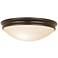 Access Lighting Atom 12 1/2" Wide Oil-Rubbed Bronze Dome Ceiling Light